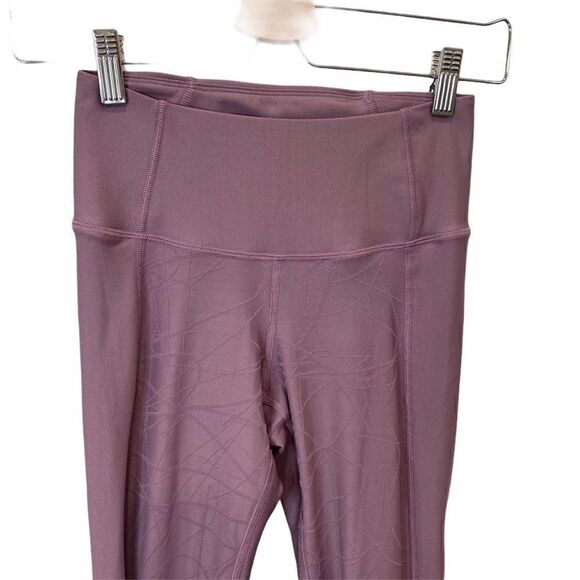 Under Armour purple heat gear compression leggings - Picture 8 of 10